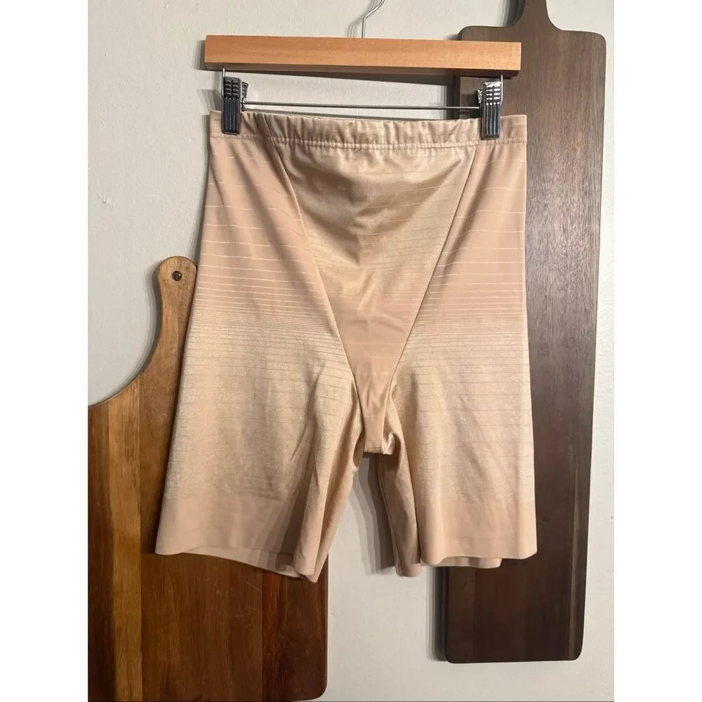 Sweet Nothings Beige Everyday Control Thigh Slimmer Shapewear Shorts Size Small - Picture 1 of 3
